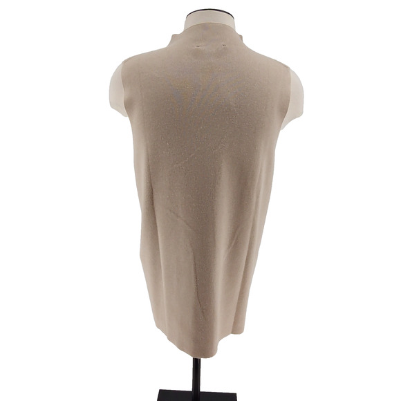 Ann Taylor Woman NEW Tan Soft Knit Sweater Sleeveless Tank Top Size XXL Pullover - Picture 2 of 8